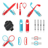 18-in-1 Sports Set with Lightsaber Golf Racket and Grip - Side View