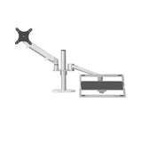 Adjustable Desktop Stand for 17-32 and 12-17 Monitors - Aluminum - Black