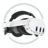 Silicone Vr Host Case for Meta Quest 3 - Fits All Sizes - Black
