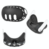 Silicone Vr Host Case for Meta Quest 3 - Fits All Sizes - Black - 45-Degree Angle