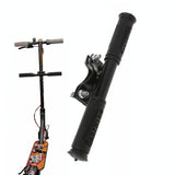 Universal Children Armrest for Electric Scooter - Fixed Riser in Black - Front View