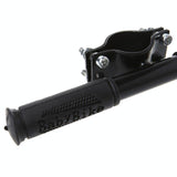 Universal Children Armrest for Electric Scooter - Fixed Riser in Black - Rear View