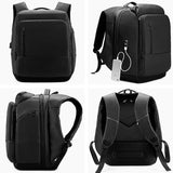 Business Backpack - Waterproof Compact Design - Side View