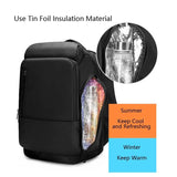 Business Backpack - Waterproof Compact Design - Close-Up Angle