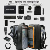 Large Capacity Business Backpack For Men - Black - Extra Image