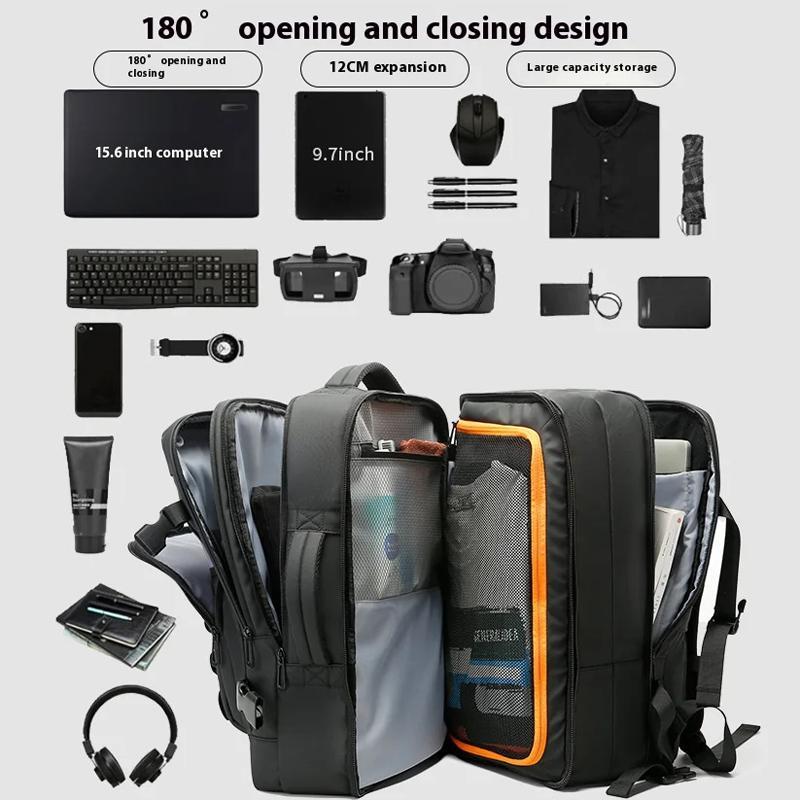 Large Capacity Business Backpack For Men - Black