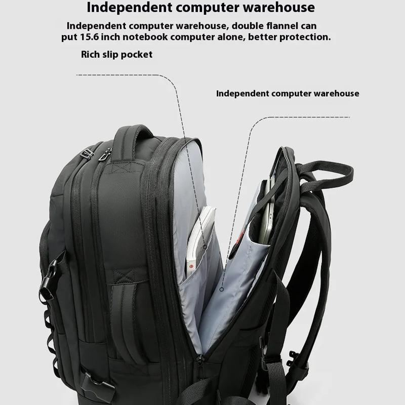 Large Capacity Business Backpack For Men - Black
