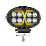 5.5 Inch Elliptical Hybrid X - Shaped Car Work Light - Front View