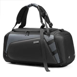 Separate Wet / Dry Large Gym Bag - Blue