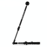 Adjustable Golf Swing Trainer for Beginners - Foldable & Corrective - Black - Front View