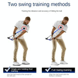 Adjustable Golf Swing Trainer for Beginners - Foldable & Corrective - Black - Extra Image