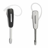 Handsfree Bluetooth Earphone with Mic for Iphone - Black / Silver - Side View