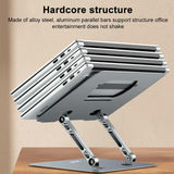 Upgrade your Workspace with Lenovo Thinkplus Laptop Holder - Silver - Close-Up Angle