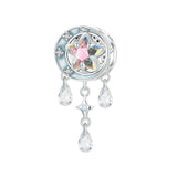 925 Sterling Silver Dreamcatcher Tassel Beads - Front View