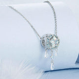 925 Sterling Silver Dreamcatcher Tassel Beads - Side View