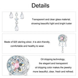 925 Sterling Silver Dreamcatcher Tassel Beads - 45-Degree Angle