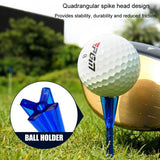 30 Adjustable Golf Tees with 83mm Height Limit - Set of 30 - White - Extra Image