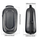 Carbon Fiber Vr Storage Bag for Meta Quest - Shockproof - Top-Down View
