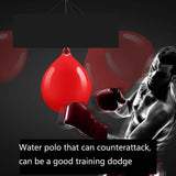 Household Hanging Water Ball For Boxing And Venting - Red - Low Angle