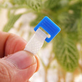 4-pack Mini Retractable Tape Measure - 1.5m Plastic Cute Automatic (random Color Delivery) - Rear View