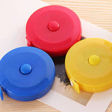 4-pack Mini Retractable Tape Measure - 1.5m Plastic Cute Automatic (random Color Delivery) - Close-Up Angle