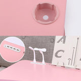 Portable Folding Desk with Fan & Lamp - Compact Design - Cool Black - Close-Up Angle