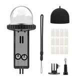 Waterproof Diving Housing for Dji Pocket 3 - 40m Depth - Transparent Handle - Front View