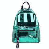 Women Waterproof Pvc Backpack - Green