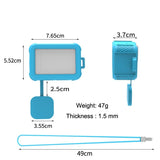 Silicone Case for Gopro Hero10 / 9 - Liquid Finish - White - Top-Down View