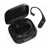 Wireless Bluetooth Module for Headset - Qualcomm 5.2 - Black Earhook - Front View