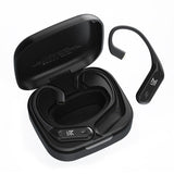 Wireless Bluetooth Module for Headset - Qualcomm 5.2 - Black Earhook - Side View