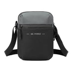 Simple Men Crossbody Bag Business Casual Shoulder Sling For Everyday Use - Black