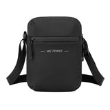 Simple Men Crossbody Bag Business Casual Shoulder Sling For Everyday Use - Black