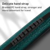 Nintendo Switch Storage Bag with Dragon Claw Pattern - Blue - Close-Up Angle