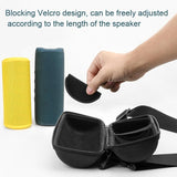 Jbl Flip 4 / 5 / 6 Bluetooth Speaker Bag - Black - Top-Down View