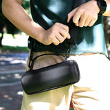 Jbl Flip 4 / 5 / 6 Bluetooth Speaker Bag - Black - Rear View