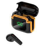 Intelligent Bluetooth Earphones with Digital Display - Pro 90 Hifi Black - Front View