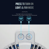 Silver Foldable Laptop Bracket with Fan - Space-saving Design