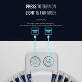 Silver Foldable Laptop Bracket with Fan - Space-saving Design - 45-Degree Angle