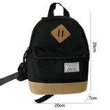 Kindergarten Kids' Simple Shoulder Bag - Minimalist Design - Black