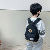 Kindergarten Kids' Simple Shoulder Bag - Minimalist Design - Black
