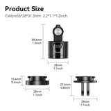 Universal Magnetic Quick Release Adapter Kit For Action Cameras - Side View