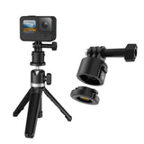 Universal Magnetic Quick Release Adapter Kit For Action Cameras - Top-Down View