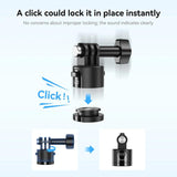 Universal Magnetic Quick Release Adapter Kit For Action Cameras - Rear View
