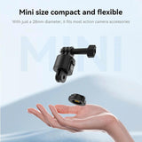 Universal Magnetic Quick Release Adapter Kit For Action Cameras - Close-Up Angle