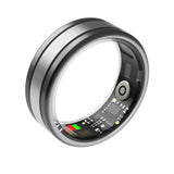 Smart Ring With Heart Rate Blood Oxygen Sleep Tracking - R18 Size 9 - Black - Extra Image