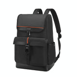 Men Simple Laptop Backpack - Compact & Stylish - Front View