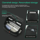 Men Simple Laptop Backpack - Compact & Stylish - 45-Degree Angle