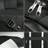 Men Simple Laptop Backpack - Compact & Stylish