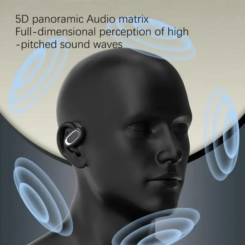 Adjustable Wireless Bluetooth Earphones with Noise Reduction - T35 Ows - Black